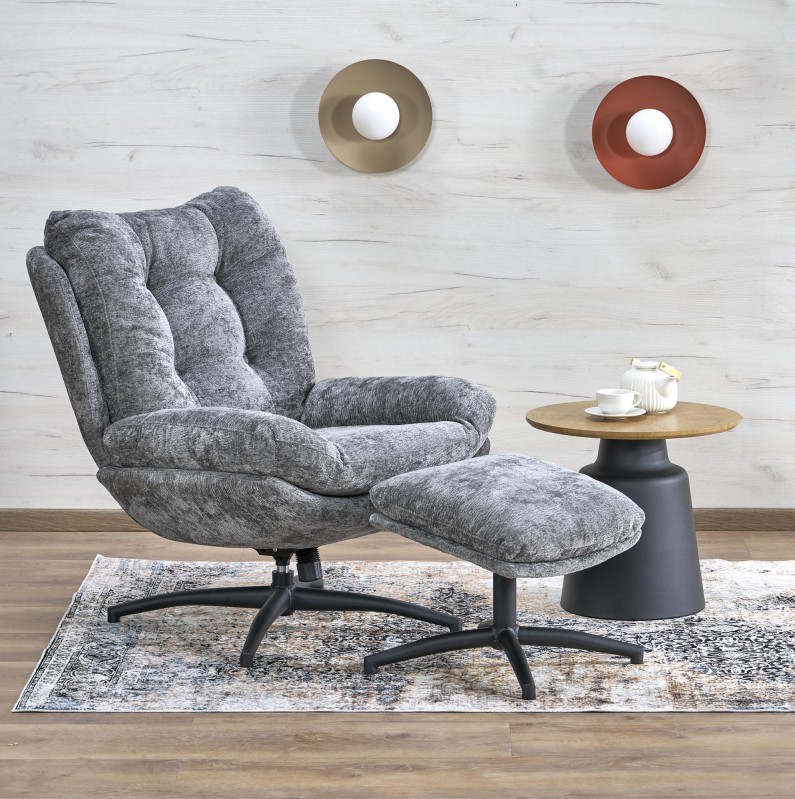 Křeslo PESTO šedá