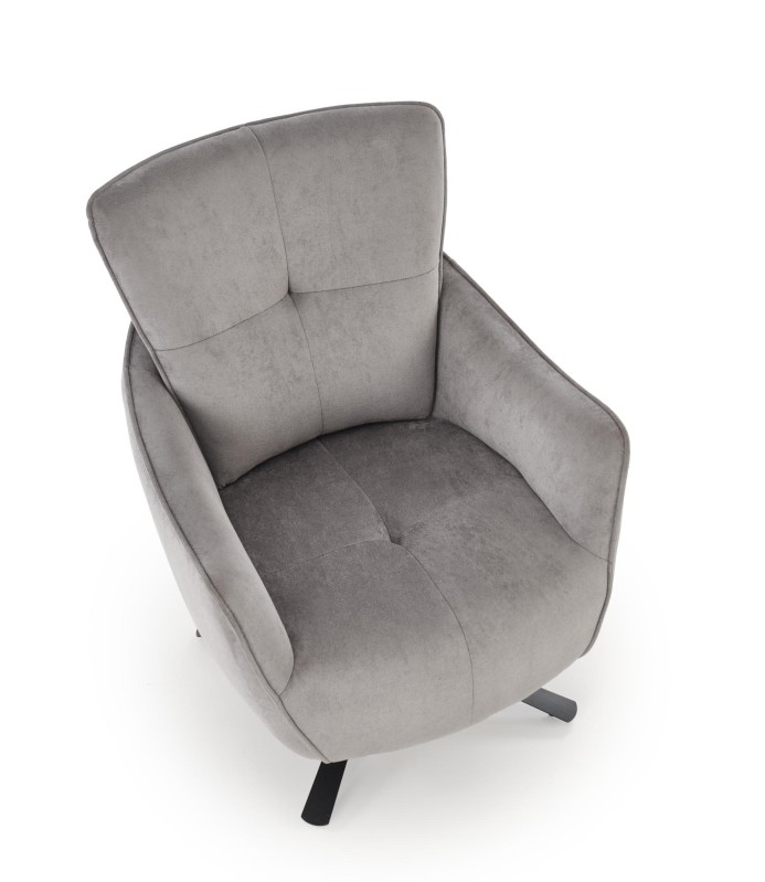 Křeslo SCAMPI šedé