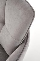 Křeslo SCAMPI šedé