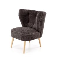 Křeslo MOCCA tmavě hnědé