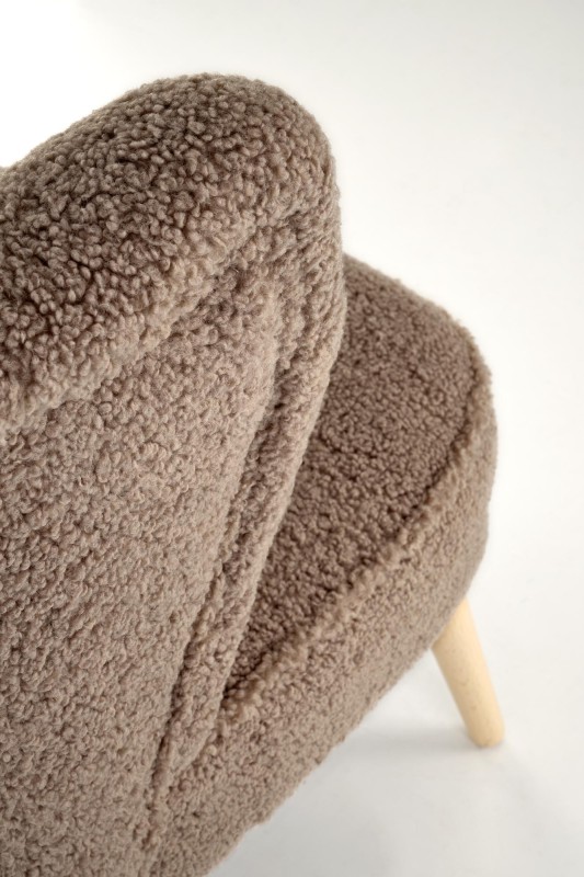 Křeslo MOCCA tmavě hnědé