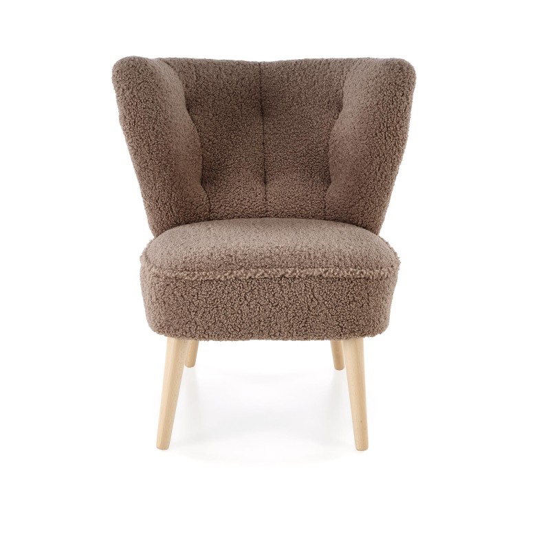 Křeslo MOCCA tmavě hnědé