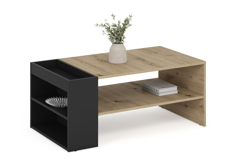 Konferenční stolek MURCIA dub artisan/černá