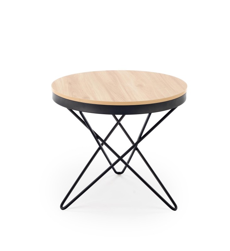 Konferenční stolek LEILA přírodní/černá