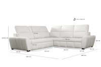 Rohová sedací souprava AURO