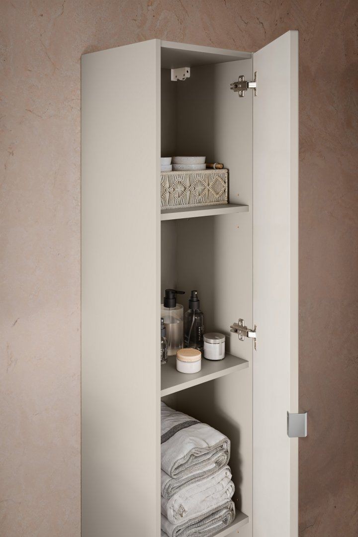 Koupelnová skříňka BELA KAŠMÍR 80-35-1D - vysoká