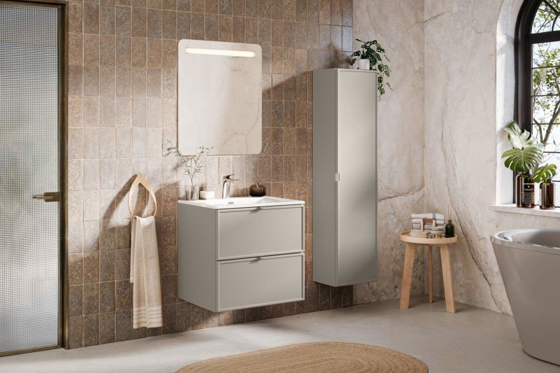 Koupelnová skříňka BELA KAŠMÍR 80-35-1D - vysoká