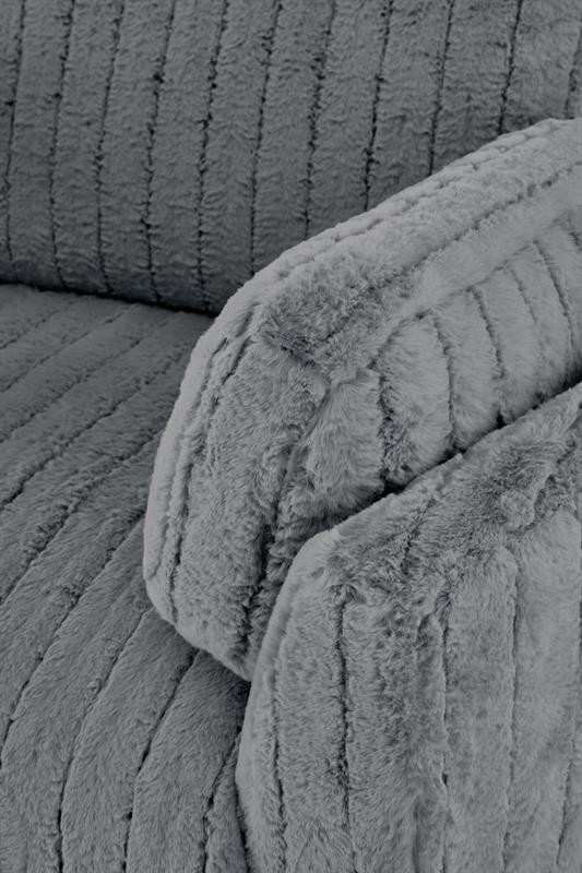 Křeslo ušák PEGAS šedé