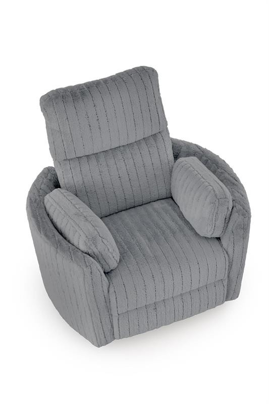 Křeslo ušák PEGAS šedé