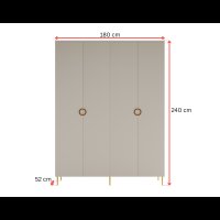 Šatní skříň BELLUNA B04