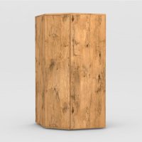 Rohová šatní skříň REA AMY 32/180