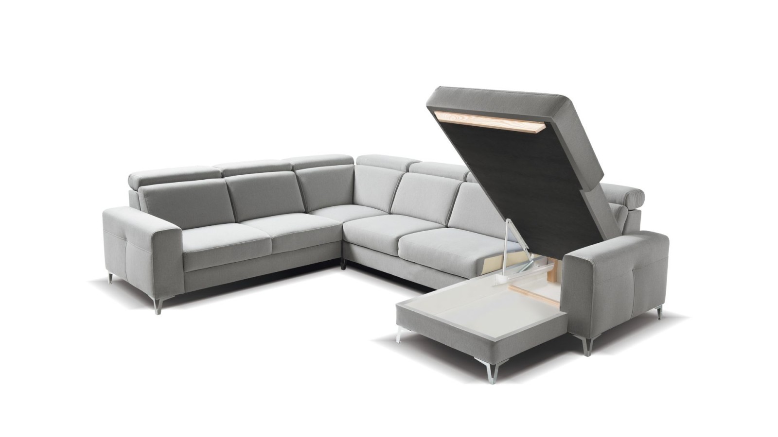 Sedací souprava ASPEN I pravý roh látka PEPPER 13