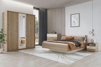 VERTA ložnice - divoký dub/béžová