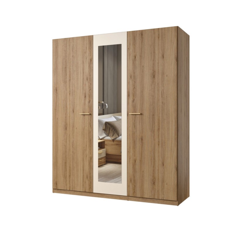 VERTA ložnice - divoký dub/béžová