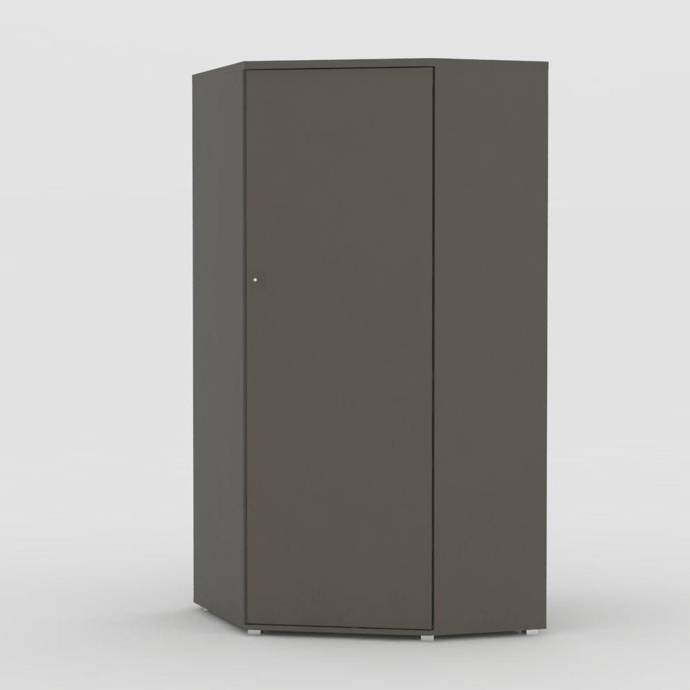 Rohová šatní skříň REA AMY 33/180