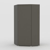 Rohová šatní skříň REA AMY 33/180