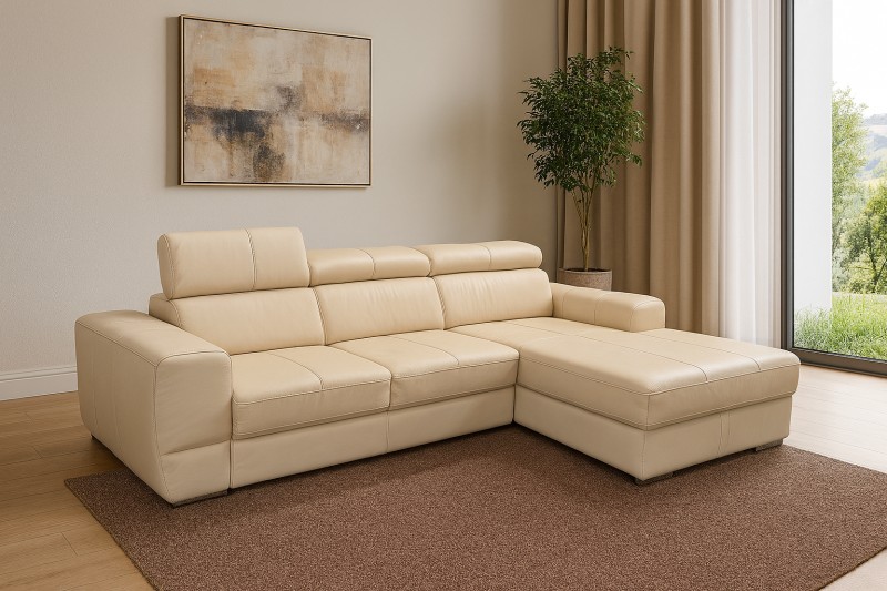 Kožená sedací souprava VENNTO 1 SKLADEM - prodano