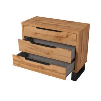 Komoda HALES dub wotan/černá