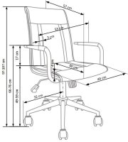 Kancelářské křeslo PORTO 2