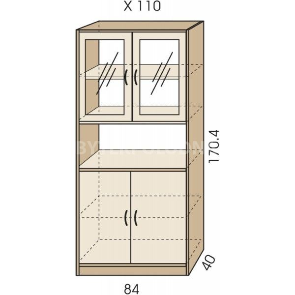 Kombinovaná skříň JIM 5 X 110