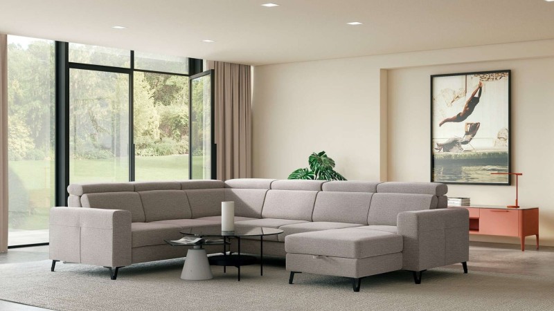 Sedací souprava ASPEN do U