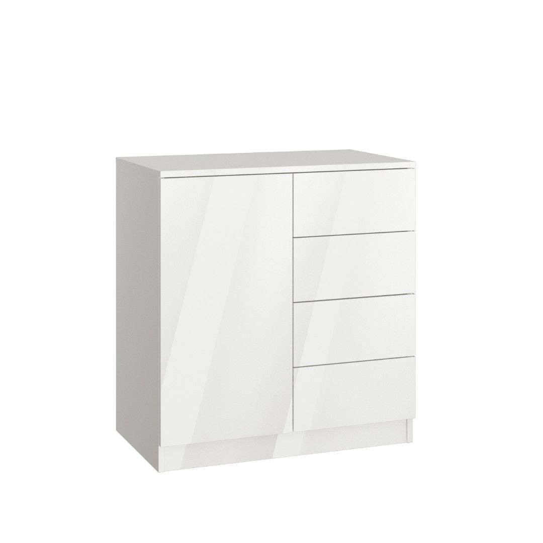 komoda VARIA SLEEP 80 bílý lesk