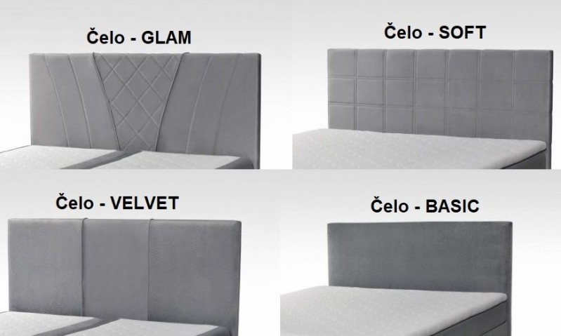 Manželská postel BOXSPRING