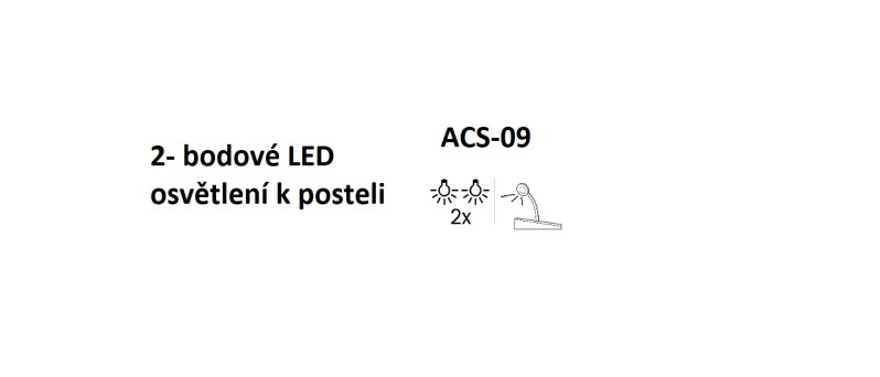 Manželská postel BONNO