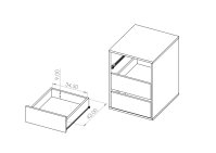 Posuvná šatní skříň BONNO 120