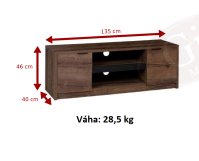 TV stolek s policí DANVER D-10