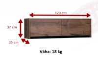 Závěsná komoda DANVER D-14