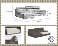 Rohová sedací souprava DELUXE III.