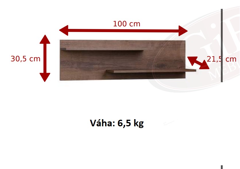 Obývací stěna DANVER III.