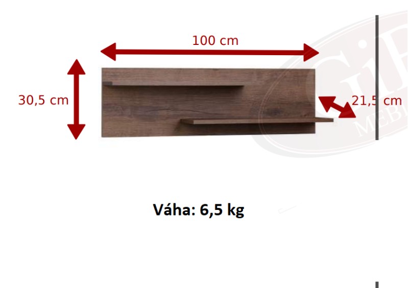 Obývací stěna DANVER III.