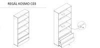Regál KOSMO C03