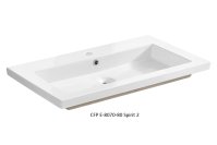 Koupelnová skříňka BAHRAMA WHITE 80 821 - pod umyvadlo