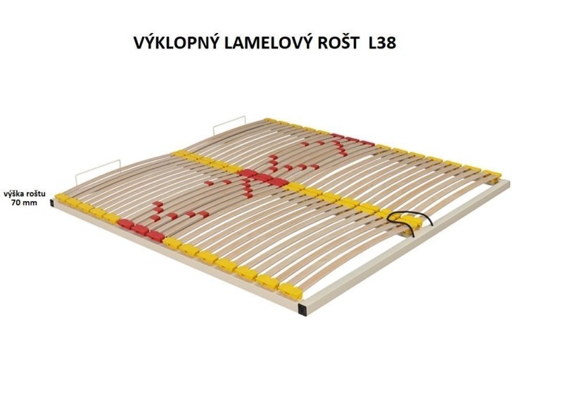 JEDNOLŮŽKOVÁ POSTEL APOLO S