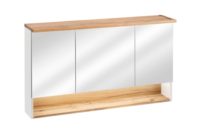 Koupelnová skříňka BAHRAMA WHITE 843 - závěsná zrcadlo 120