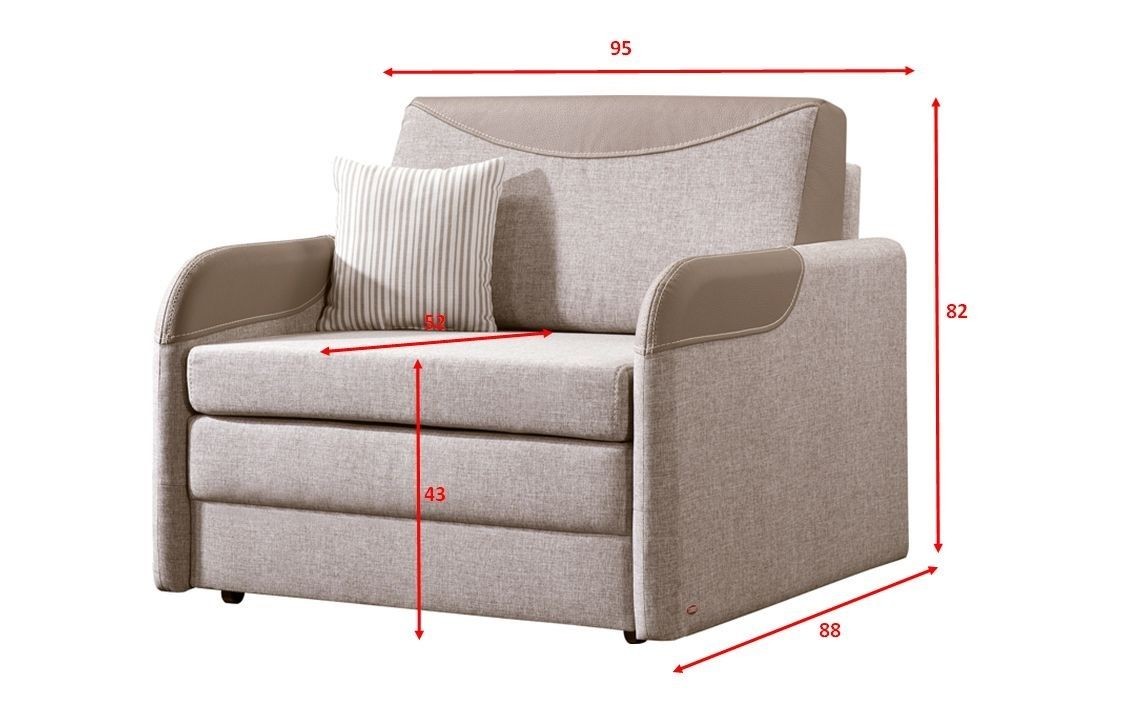 Rozkládací křeslo JERRY 80