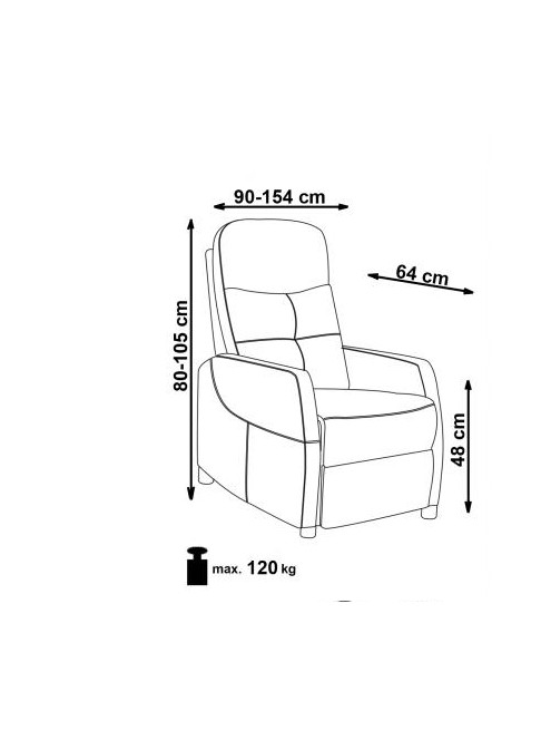 Relaxační křeslo FELIPE