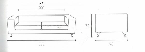 Sedací souprava PRAVO 3+1