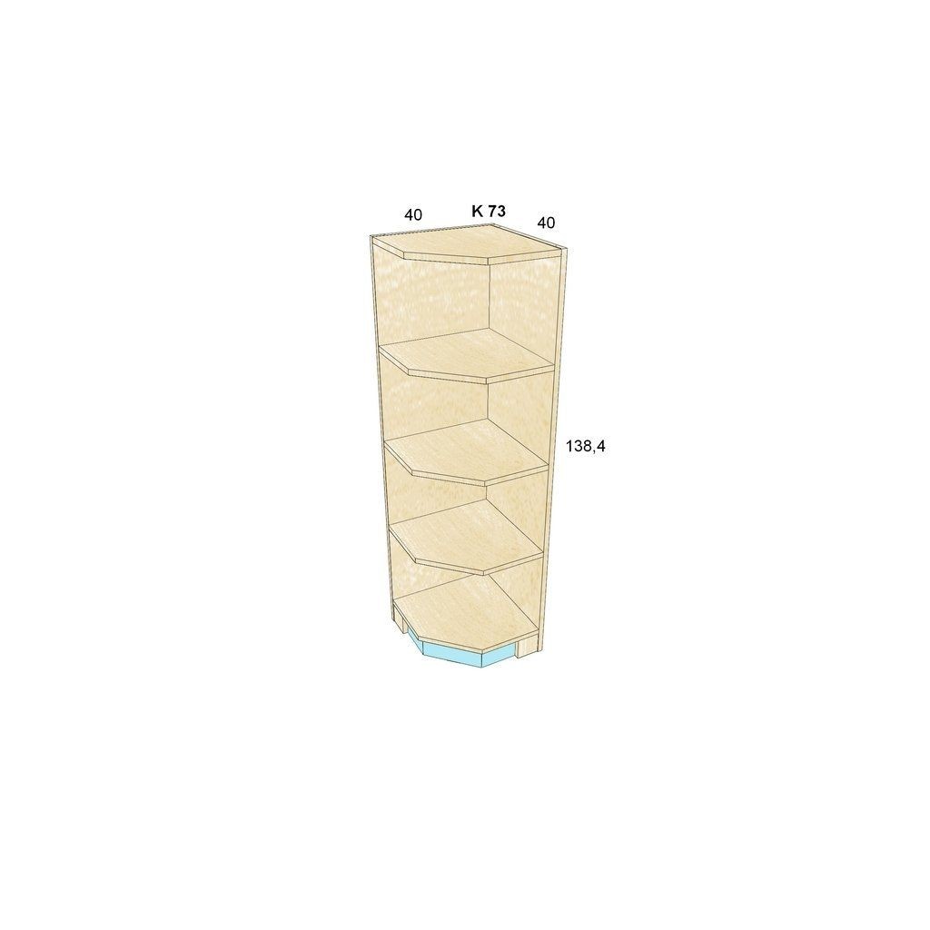 Rohový regál BOŘEK K 73