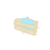 Závěsná police BOŘEK KP 4