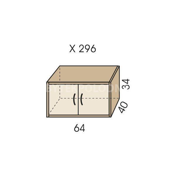 Nástavec na skříň JIM 5 X 296