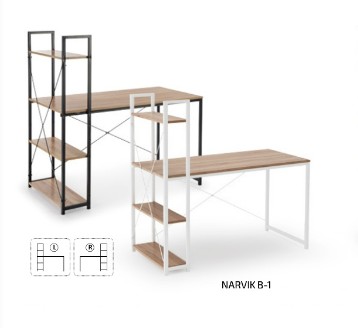 PC stolek NARVIK B-1 černý