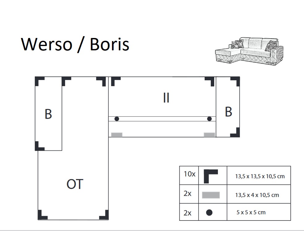 Sedací souprava WERSO MINI