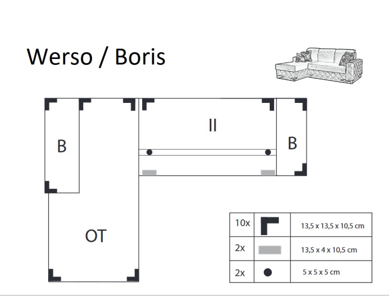 Sedací souprava WERSO MINI