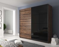 GALAXY ložnice - Dub Monastery/ černý lesk