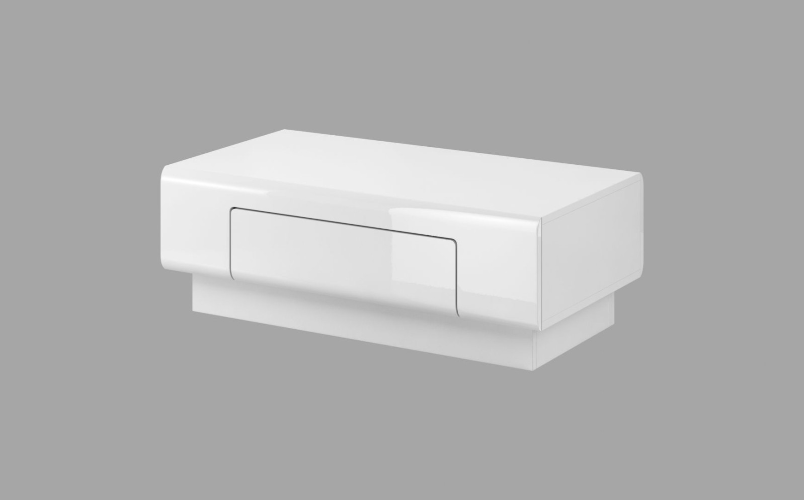 TOLEDO Obývací sestava Bílá/ bílý lesk