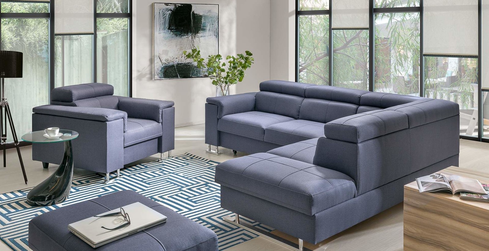 Kožené křeslo BOSSTON